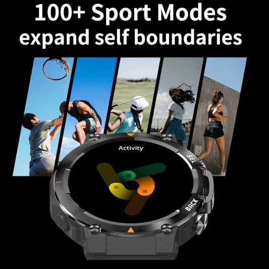 MAX18 Pro Smartwatch – 1.43" AMOLED Display, Bluetooth Calling, Gesture Control, AI Voice Assistant & Fitness Tracker for Men