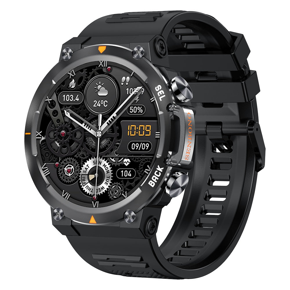 MAX18 Pro Smartwatch – 1.43" AMOLED Display, Bluetooth Calling, Gesture Control, AI Voice Assistant & Fitness Tracker for Men